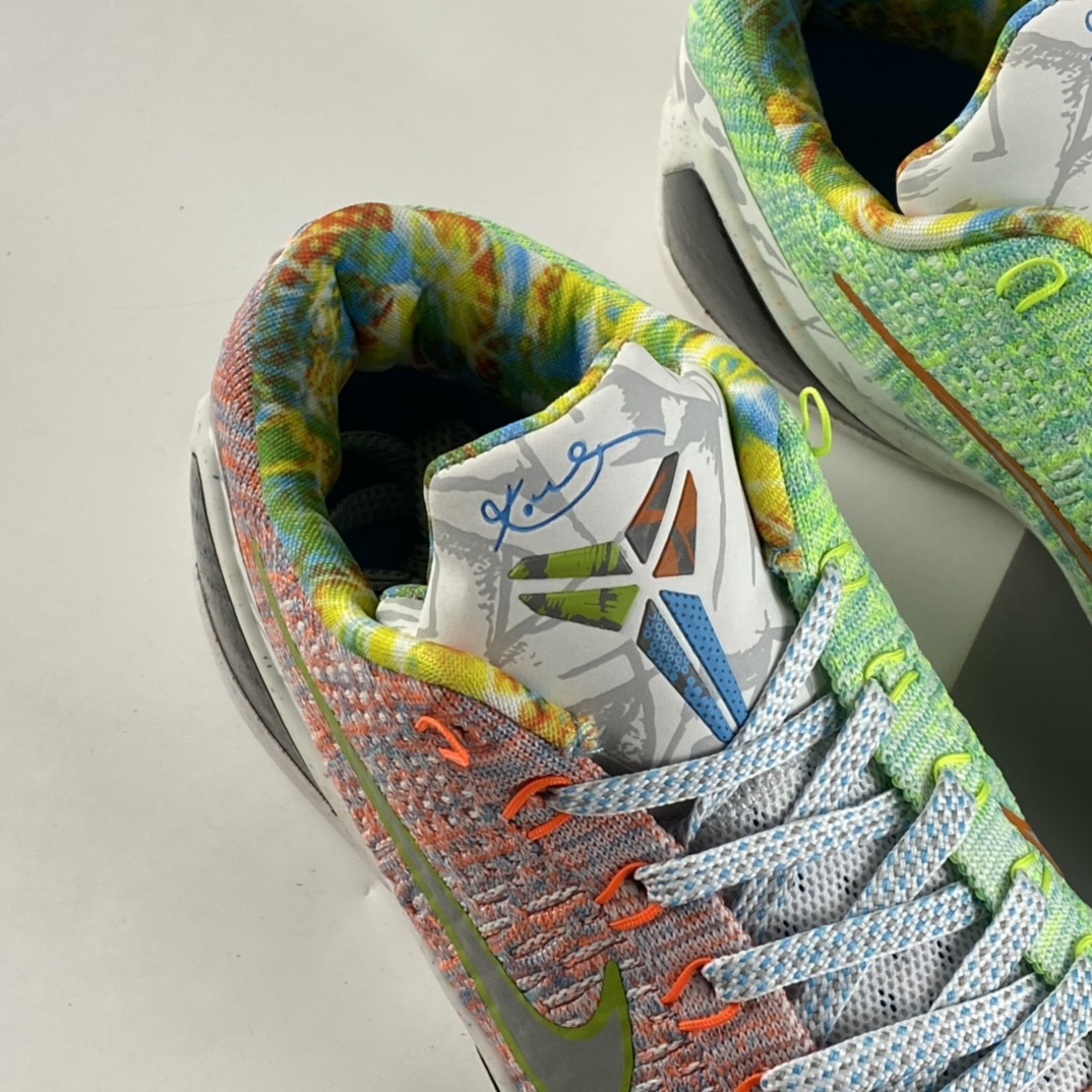 P260  NIKE Kobe 9 Elite “What The Kobe”科比9代专业实战篮球鞋 彩虹鸳鸯 678301-904