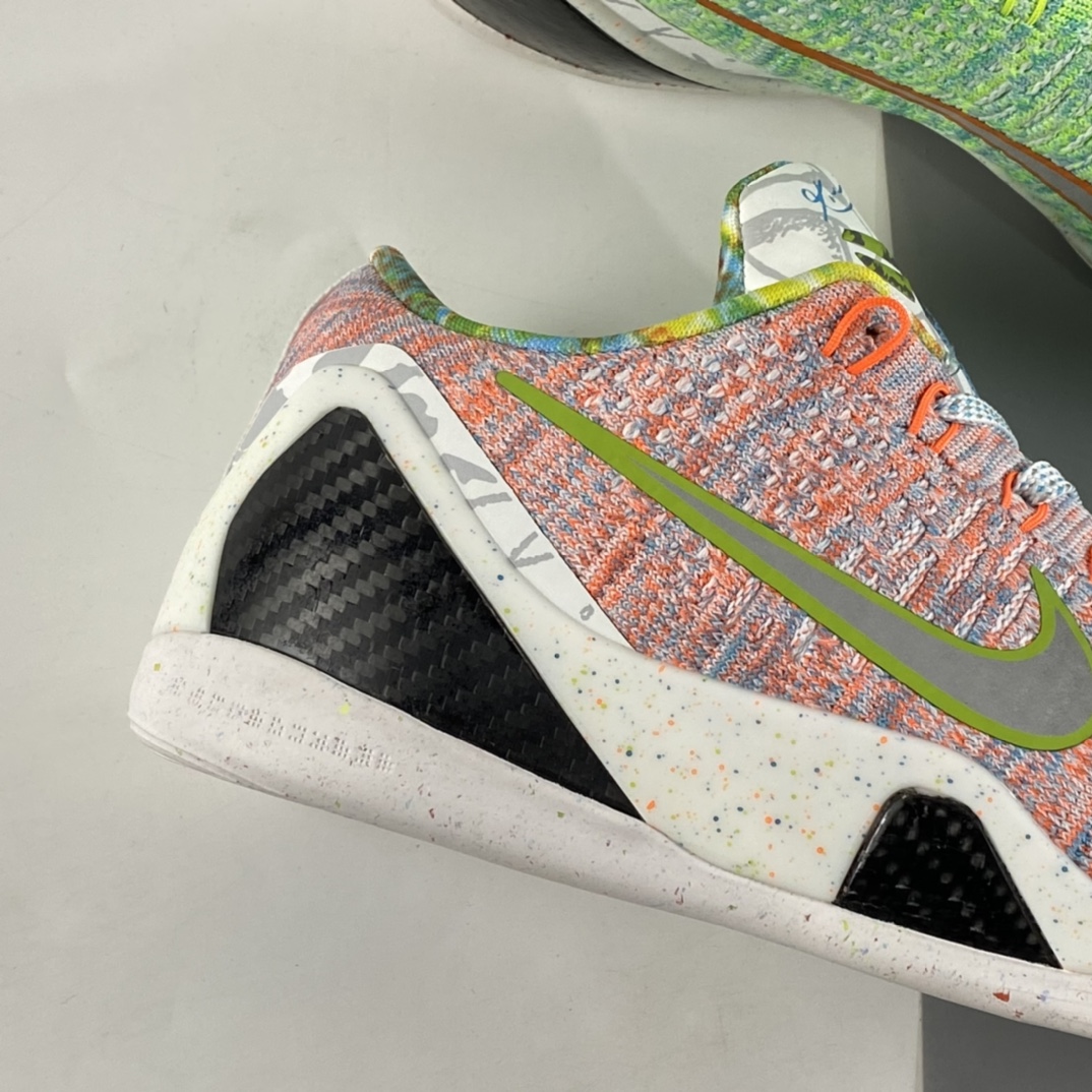 P260  NIKE Kobe 9 Elite “What The Kobe”科比9代专业实战篮球鞋 彩虹鸳鸯 678301-904