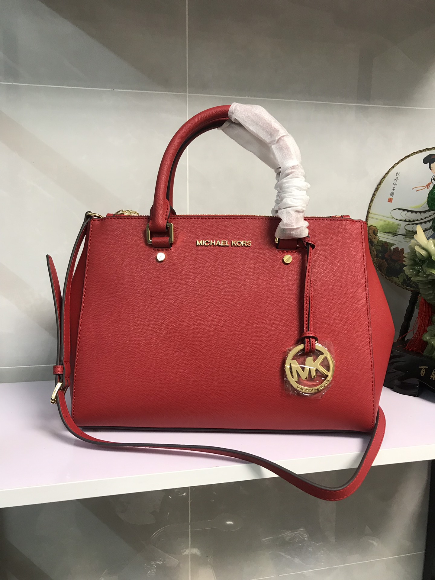 Michael Kors 中号 杀手包红色