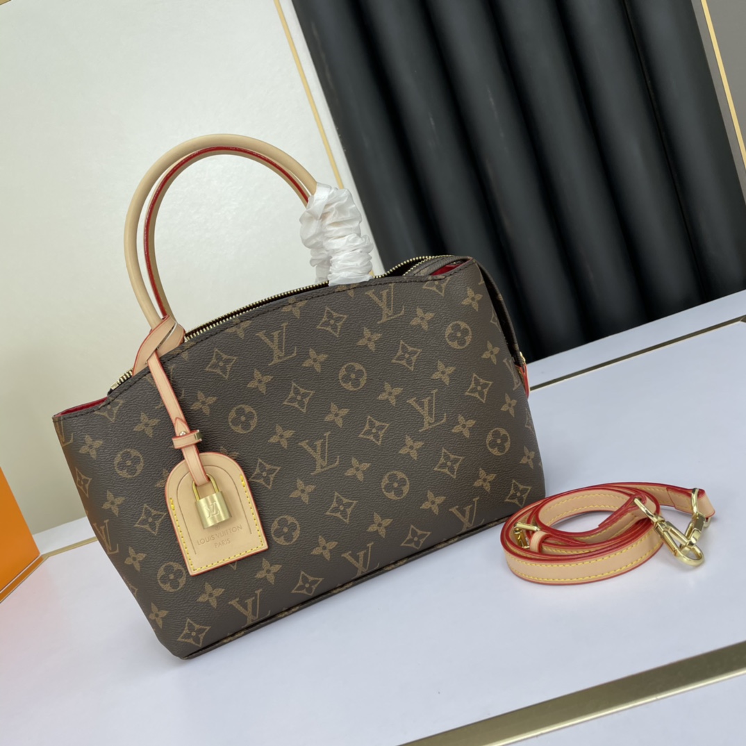 Louis Vuitton LV Petit Palais Bags Handbags Monogram Canvas Calfskin Cowhide Fabric M45900