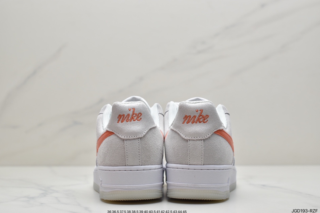 180 耐克NK Air Force 1 空军一号 米白橙 DA8302-101