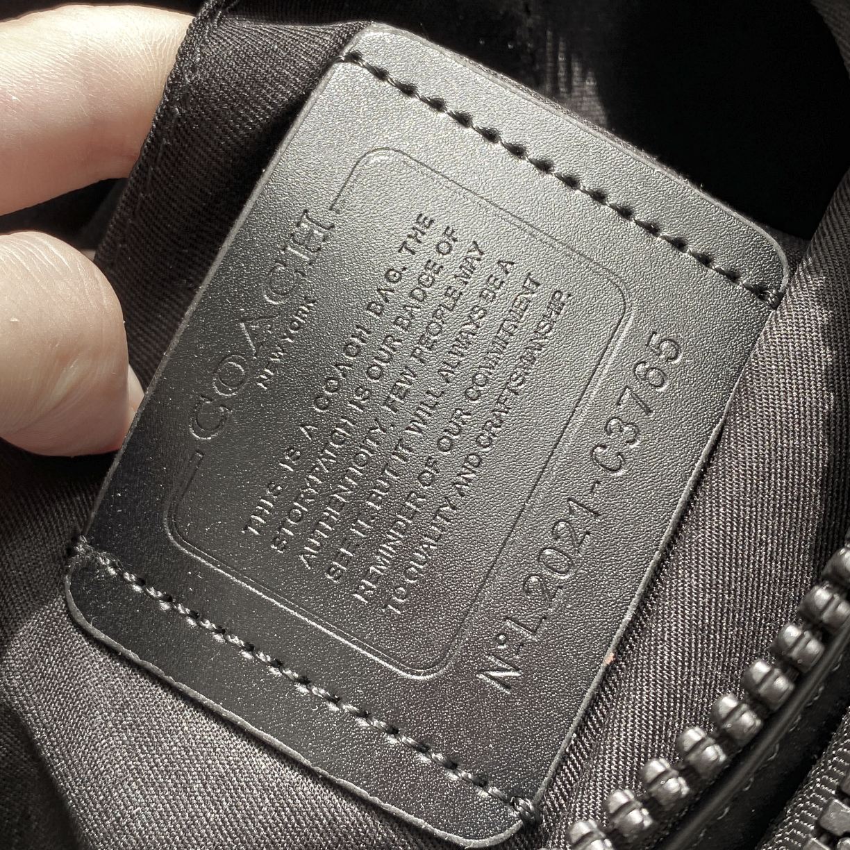 Coach TRACK腰包胸包 C3765老花 纯黑C2716 帅气拼色C2724