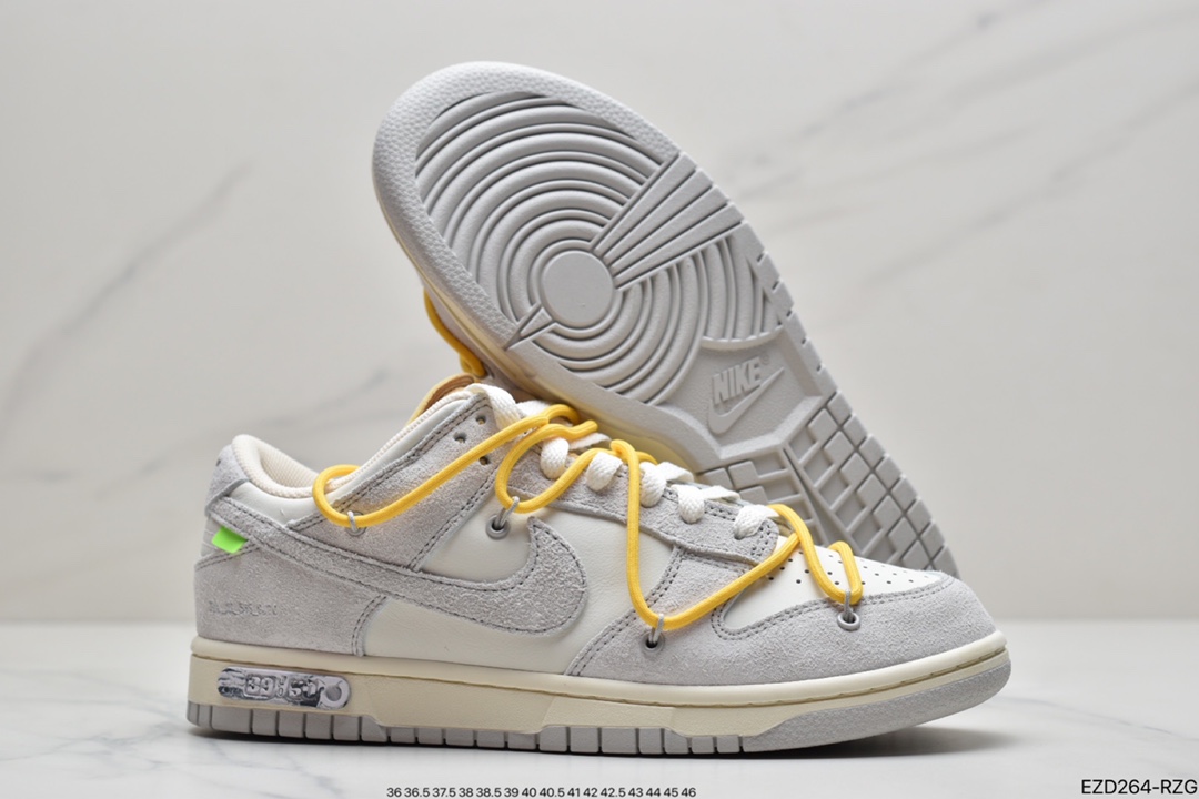 360 Off-White x Nike SB Dunk Low ”The 50”OW“灰白绿” DJ0950-100