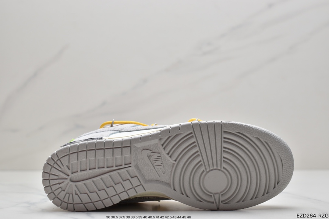 360 Off-White x Nike SB Dunk Low ”The 50”OW“灰白绿” DJ0950-100