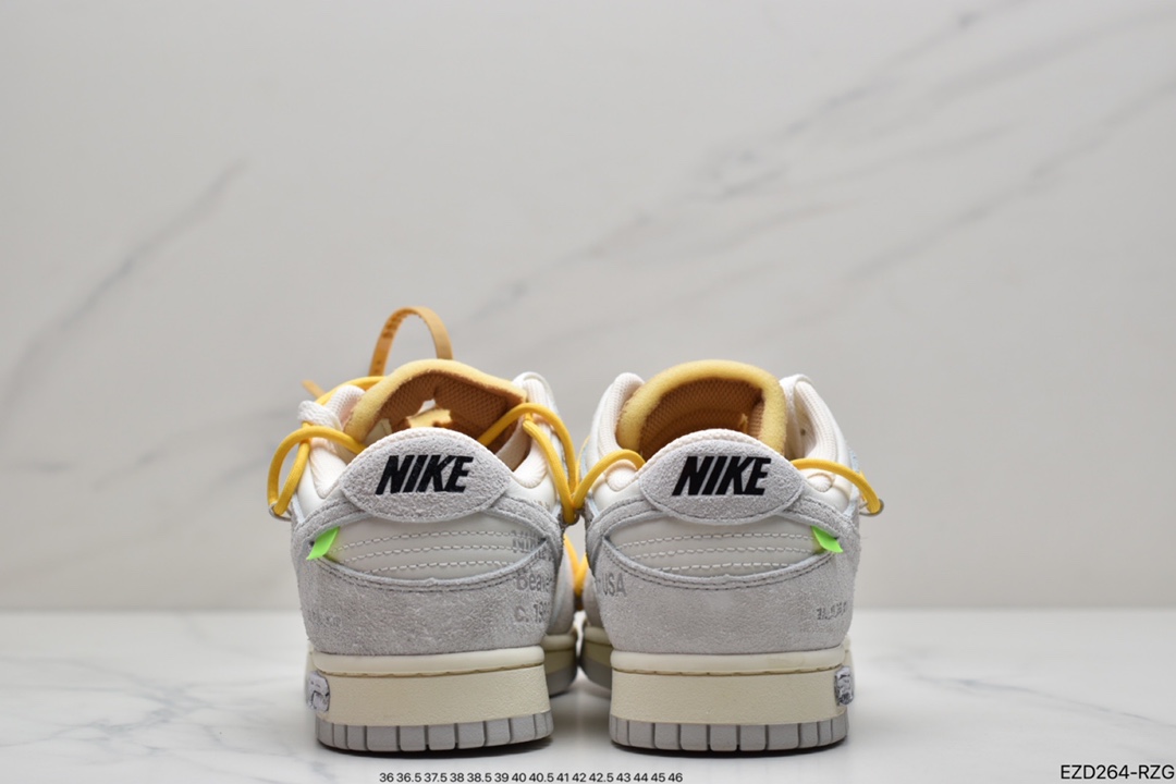 360 Off-White x Nike SB Dunk Low ”The 50”OW“灰白绿” DJ0950-100