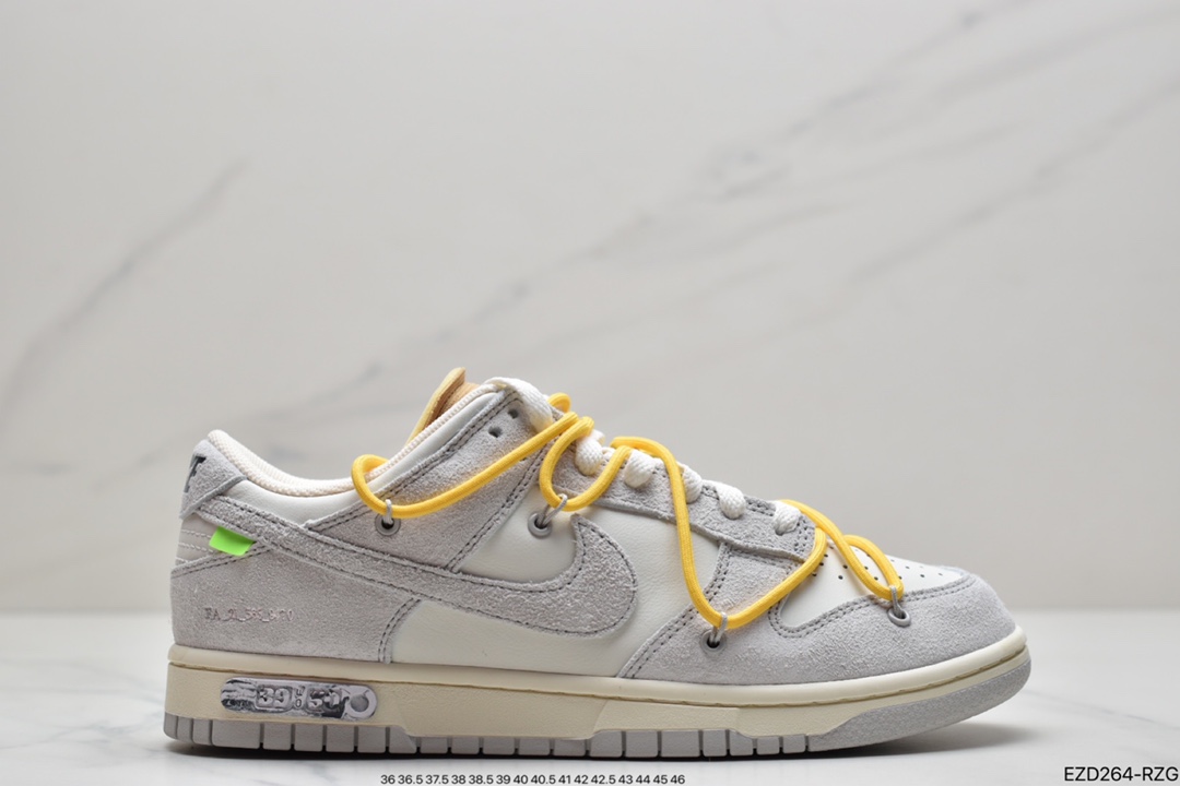 360 Off-White x Nike SB Dunk Low ”The 50”OW“灰白绿” DJ0950-100