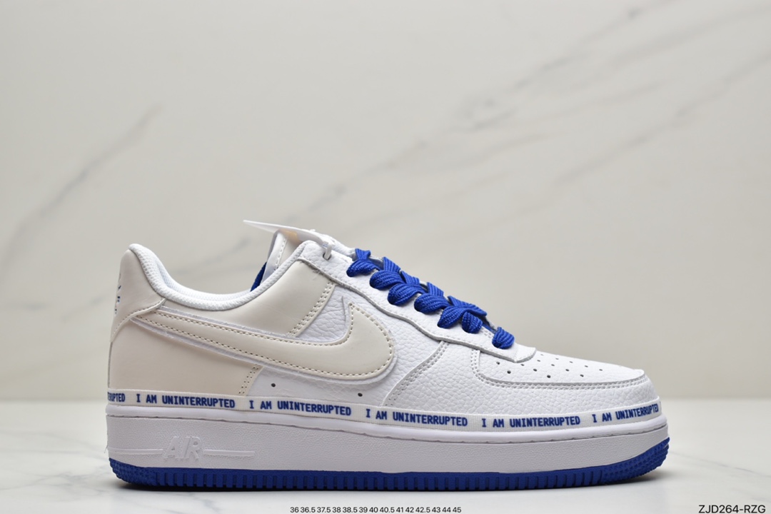 240 詹皇公司联名款Uninterrupted x Nike Air Force 1 运动板鞋CQ0494-100