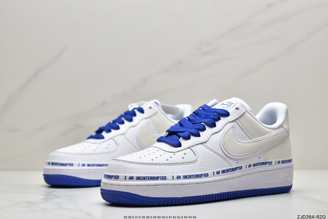 240 詹皇公司联名款Uninterrupted x Nike Air Force 1 运动板鞋CQ0494-100