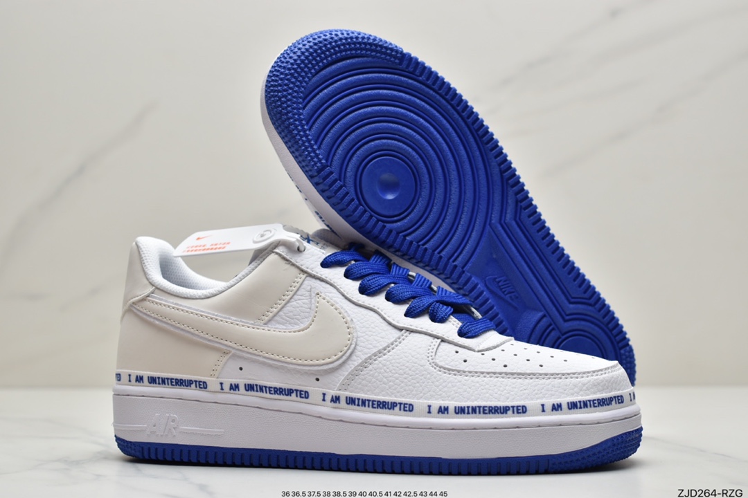 240 詹皇公司联名款Uninterrupted x Nike Air Force 1 运动板鞋CQ0494-100