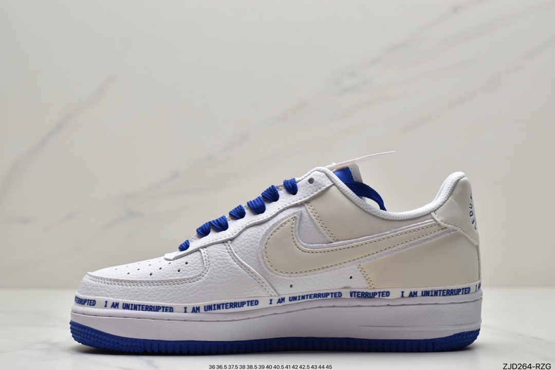 240 詹皇公司联名款Uninterrupted x Nike Air Force 1 运动板鞋CQ0494-100