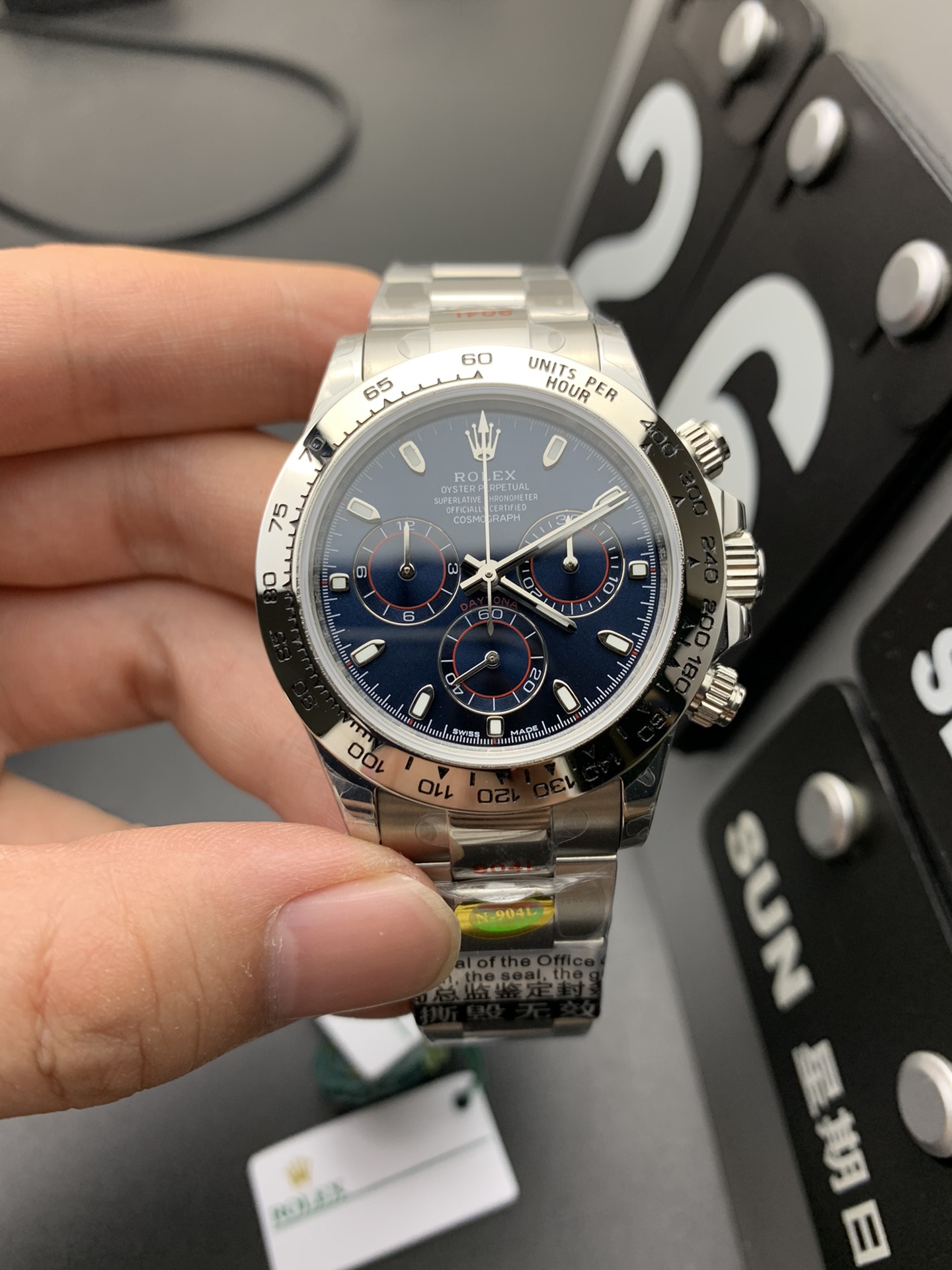 Rolex 13.2蓝钢迪