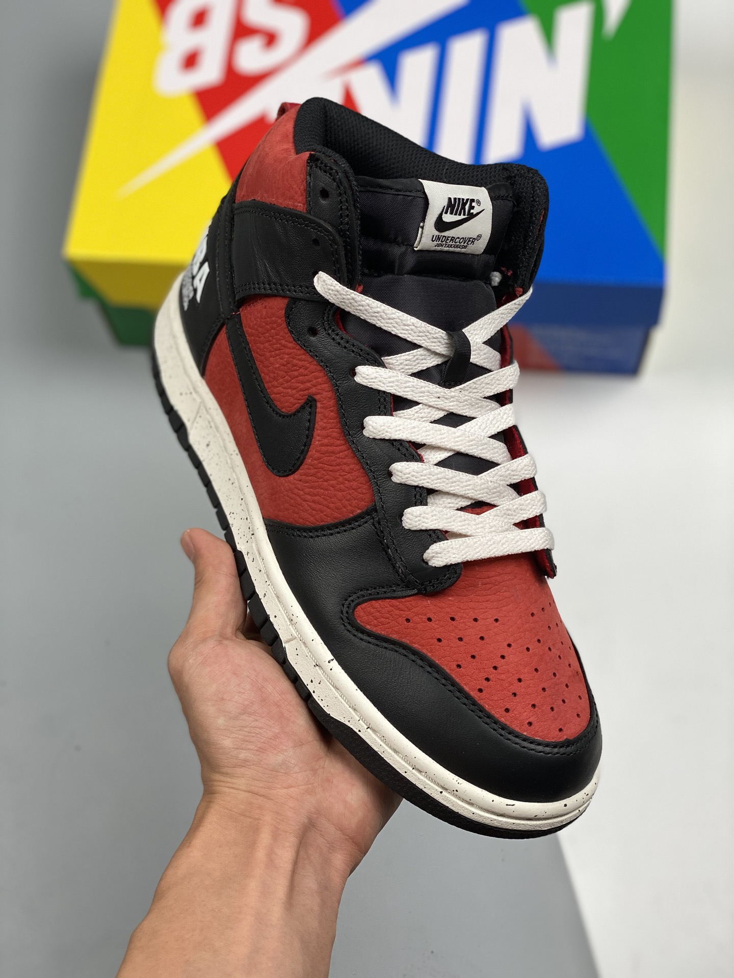 Undercover x Nike Dunk High "UBA" Hiroshi Fujiwara, producción original de fábrica grande, desarrollo original del zapa…