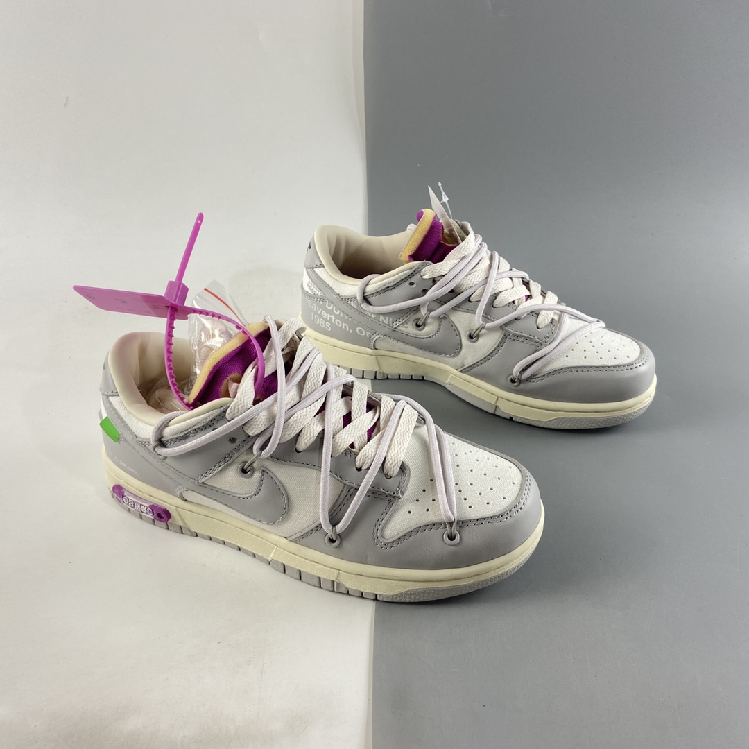 240  Off-White x Nike SB Dunk Low”The 50”扣篮系列低帮经典百搭休闲运动板鞋 DM1602-118