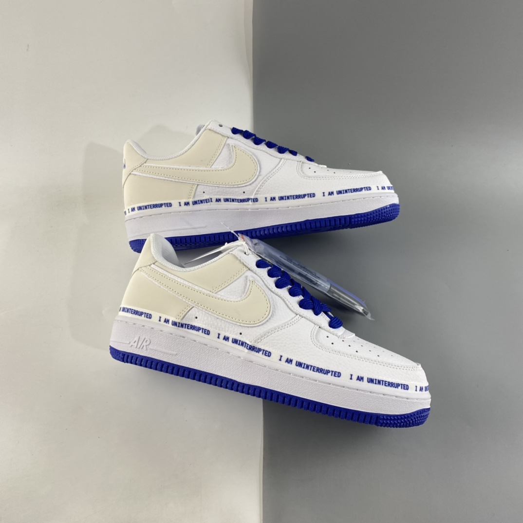 P240  Uninterrupted x NIKE CQ0494-100Air Force 1 ”MORE THAN” 联名  CQ0494-100