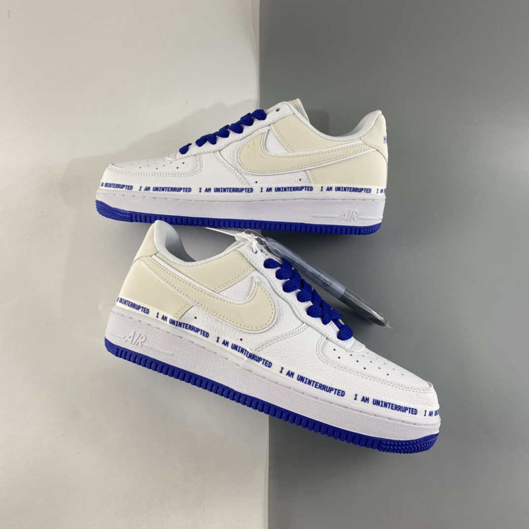 P240  Uninterrupted x NIKE CQ0494-100Air Force 1 ”MORE THAN” 联名  CQ0494-100