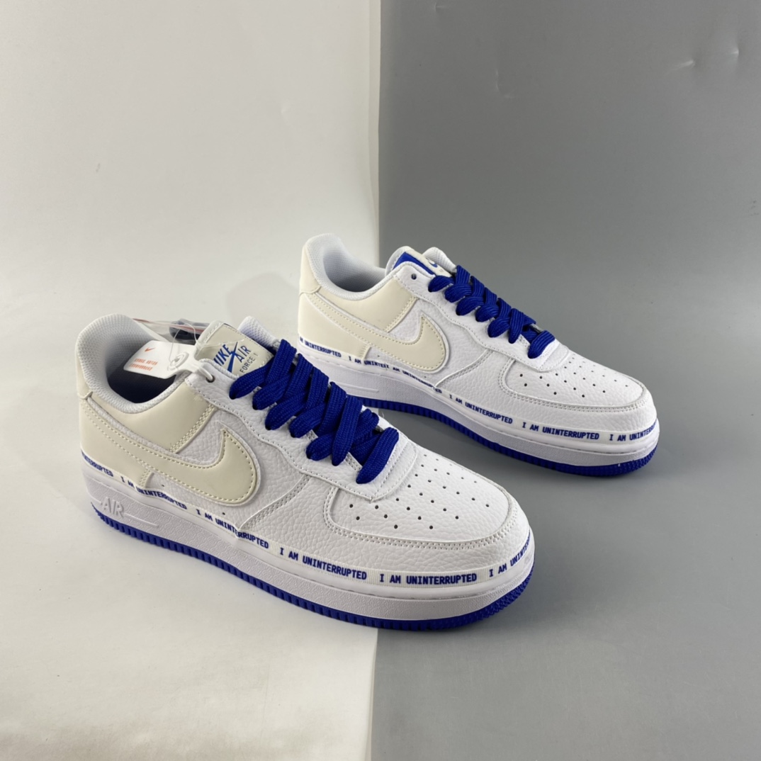 P240  Uninterrupted x NIKE CQ0494-100Air Force 1 ”MORE THAN” 联名  CQ0494-100