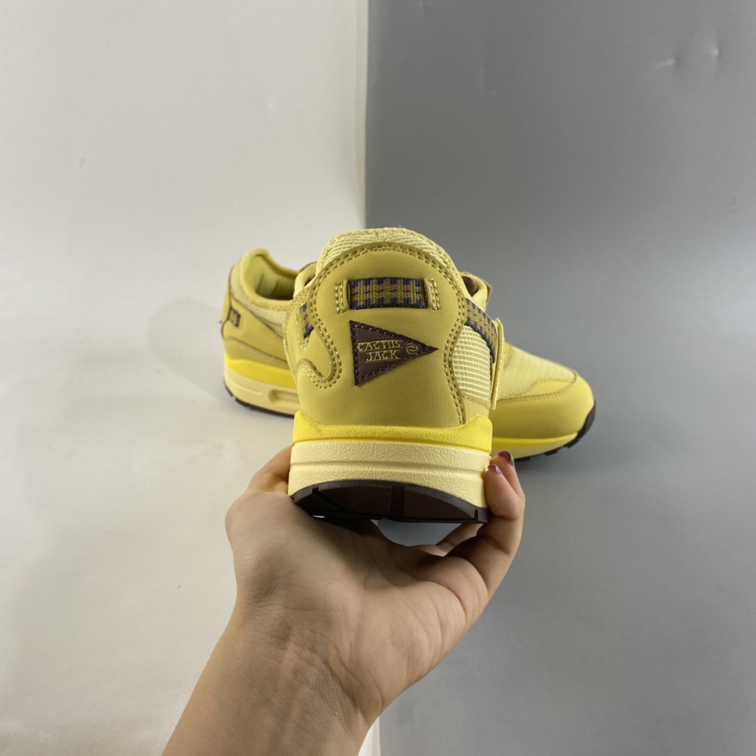 P320 Travis Scott x NIKE Air Max 1 ”Cactus Jack” 低帮复古百搭休闲运动慢跑鞋 DO9392-700