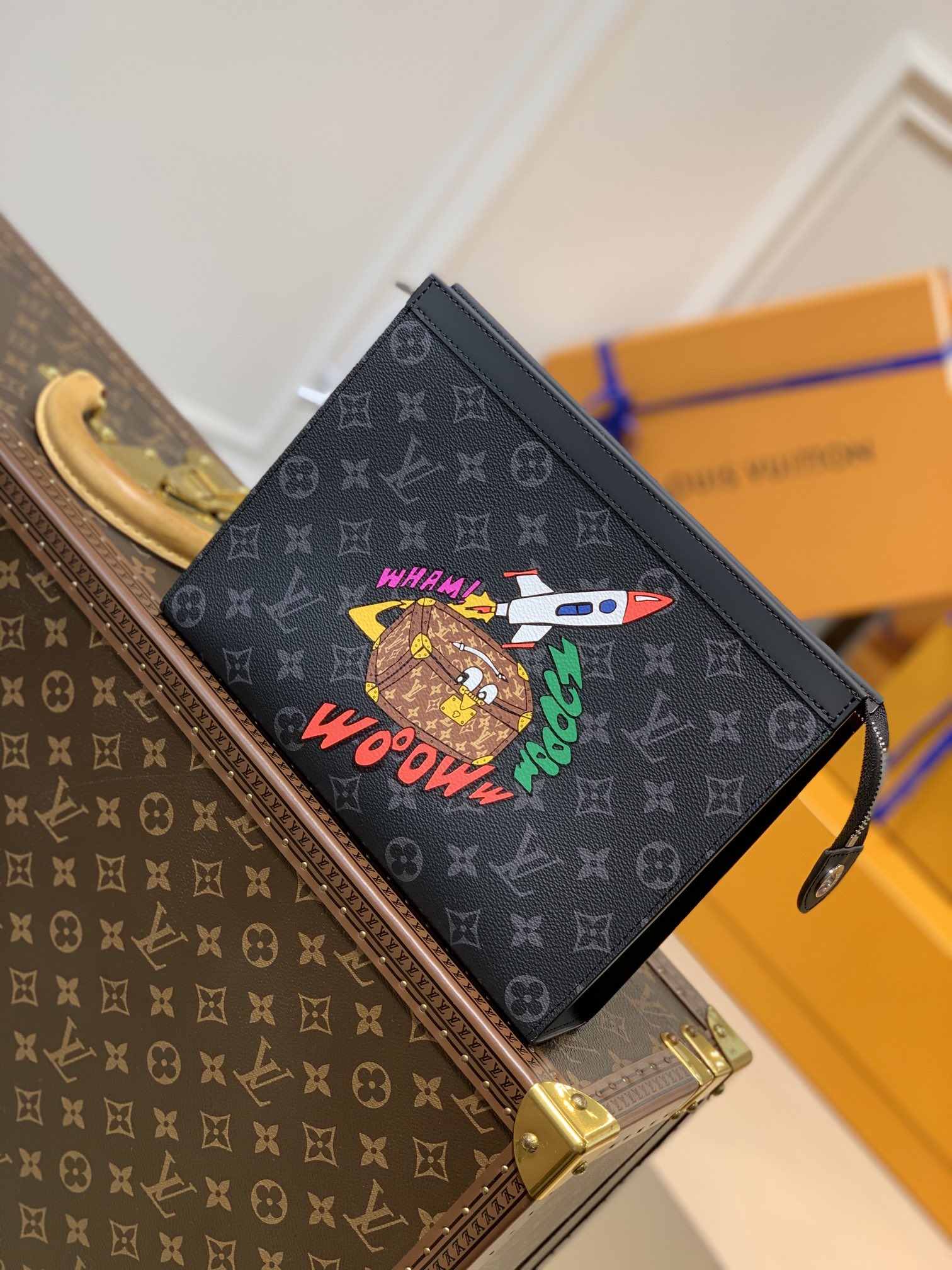 Louis Vuitton LV Pochette Voyage 手拿包 M80914