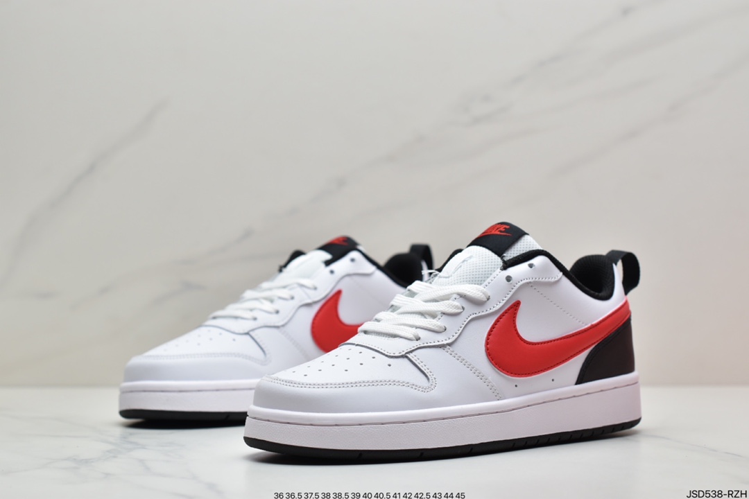200 耐克NK Court Borough Low 2 （GS）低帮百搭透气休闲运动板鞋BQ5448-112