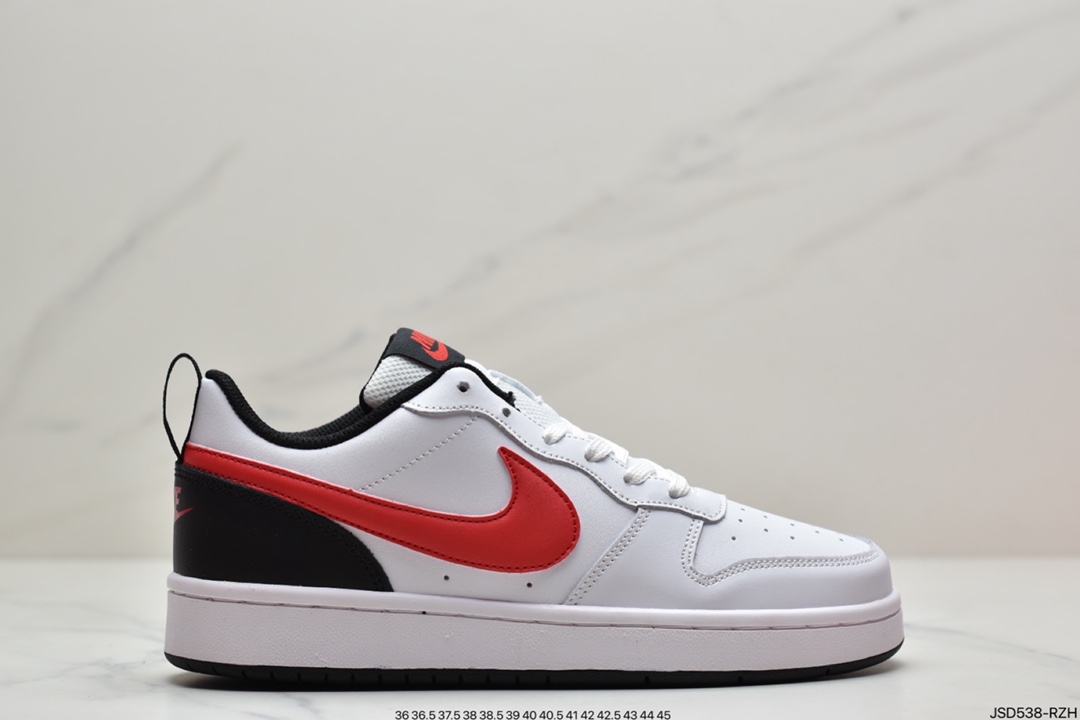 200 耐克NK Court Borough Low 2 （GS）低帮百搭透气休闲运动板鞋BQ5448-112