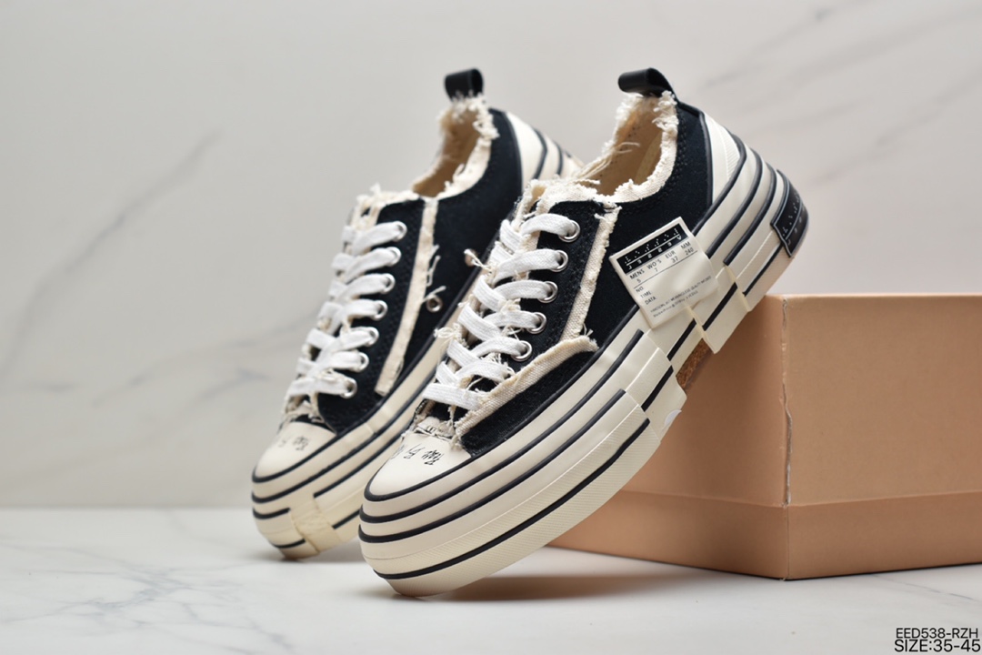 360  吴建豪个人新锐品牌xVESSEL G.O.P Mule Slip On 重工解构