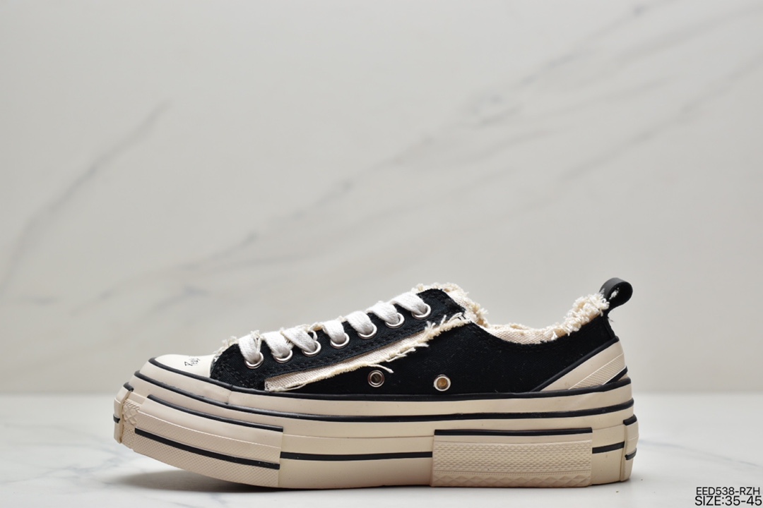 360  吴建豪个人新锐品牌xVESSEL G.O.P Mule Slip On 重工解构