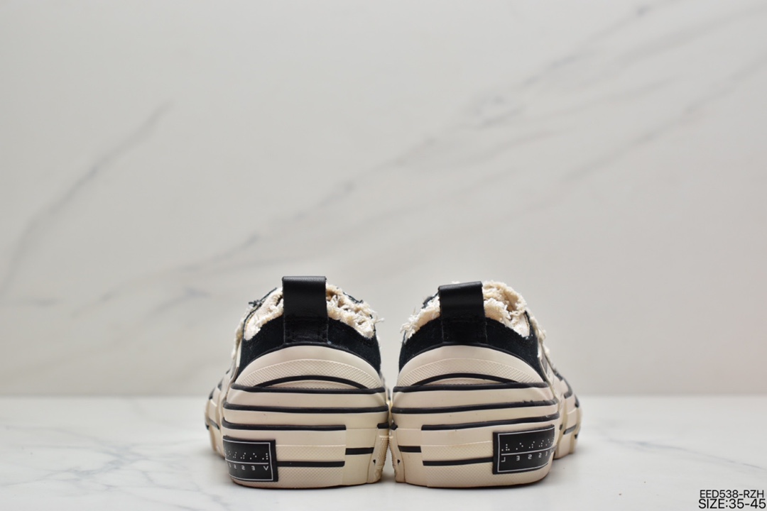 360  吴建豪个人新锐品牌xVESSEL G.O.P Mule Slip On 重工解构