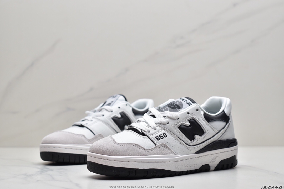 200  New Balance BB550系列经典复古低帮休闲运动篮球板鞋BB550WA1