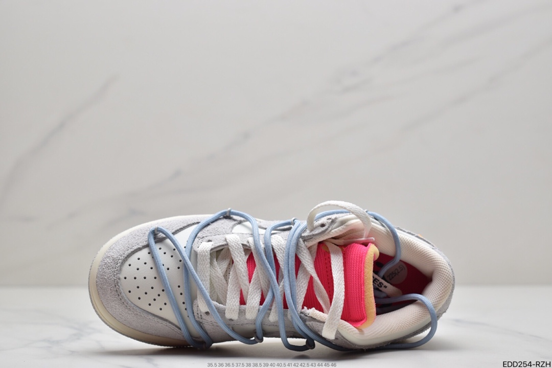 340 Off-White x Nike SB Dunk Low ”The 50”OW“灰白绿” DJ0950-100