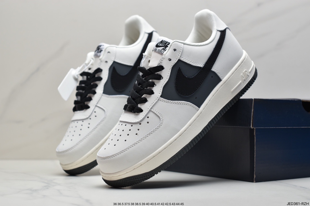 150 耐克Air Force 1’ 07 米白黑灰原楦头原纸板 CL2026-113