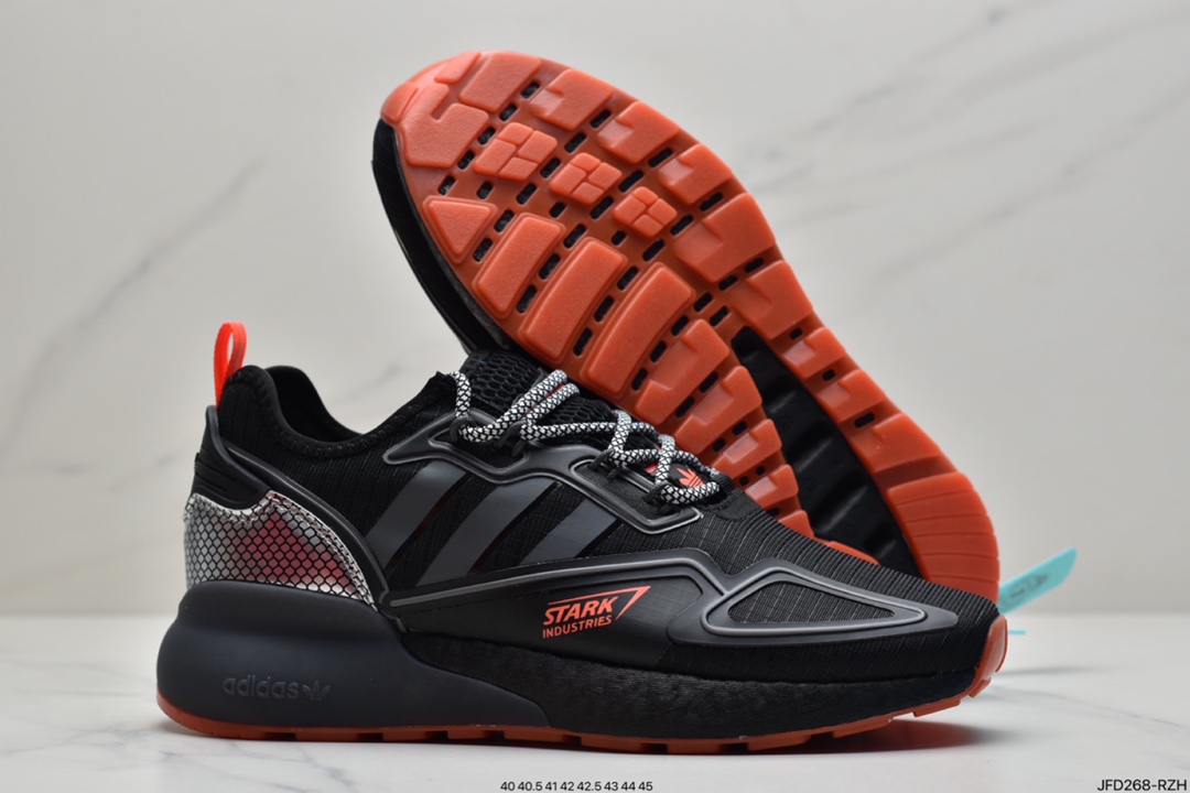170 阿迪达斯Adidas Originals ZX 2K Boost 全新爆米花缓震休闲运动跑鞋CQ2768