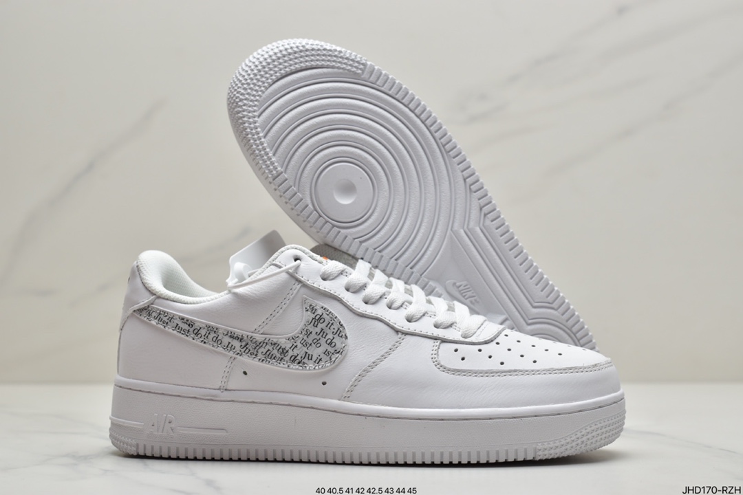 190 耐克Nike Air Force 1’07 JUST DO IT  3D英文勾 BQ5361-100