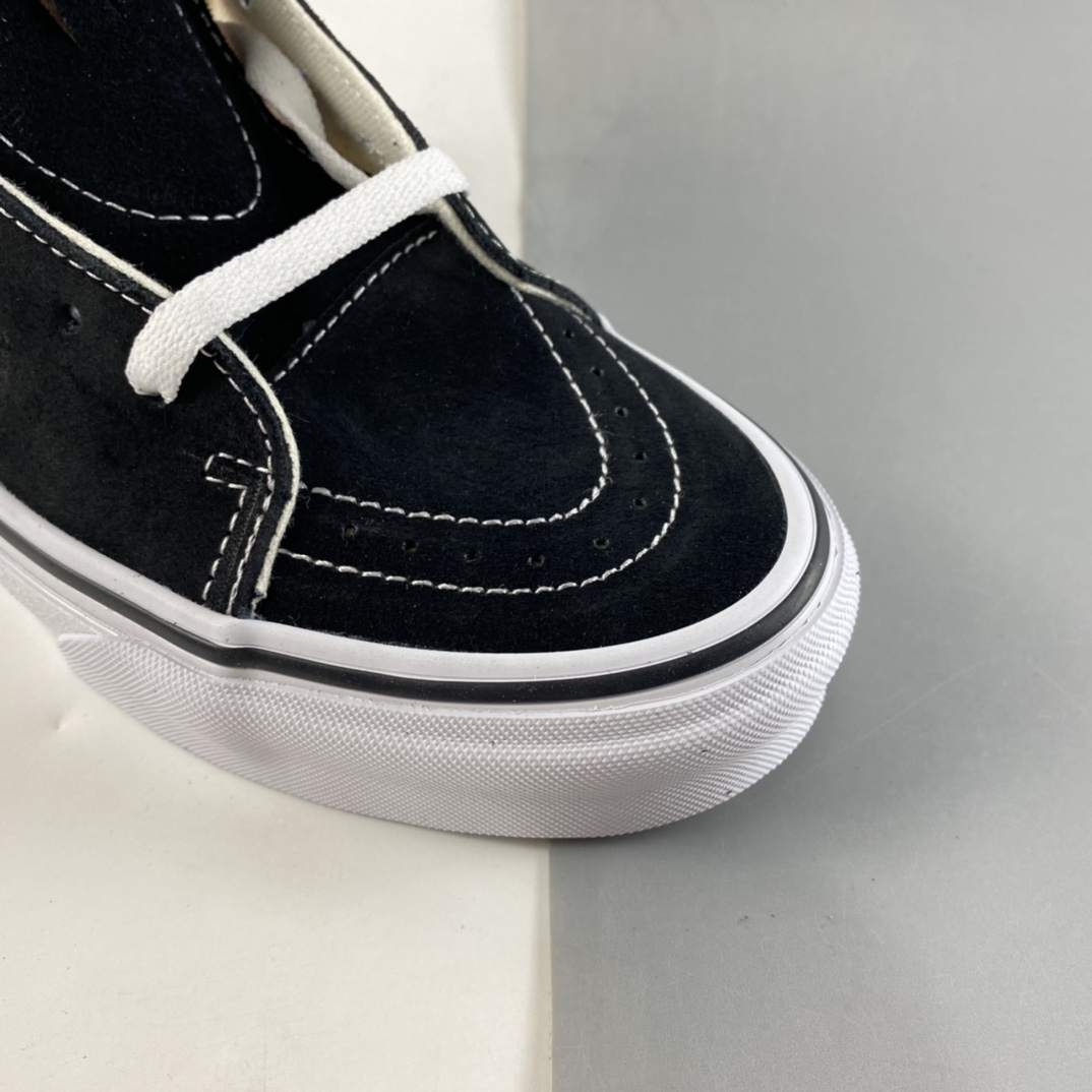 P160  Vans CLASS ICS SK8-HI 经典系列蓝色花朵印花侧边条纹男鞋女鞋 VN0A4U16Y6Z