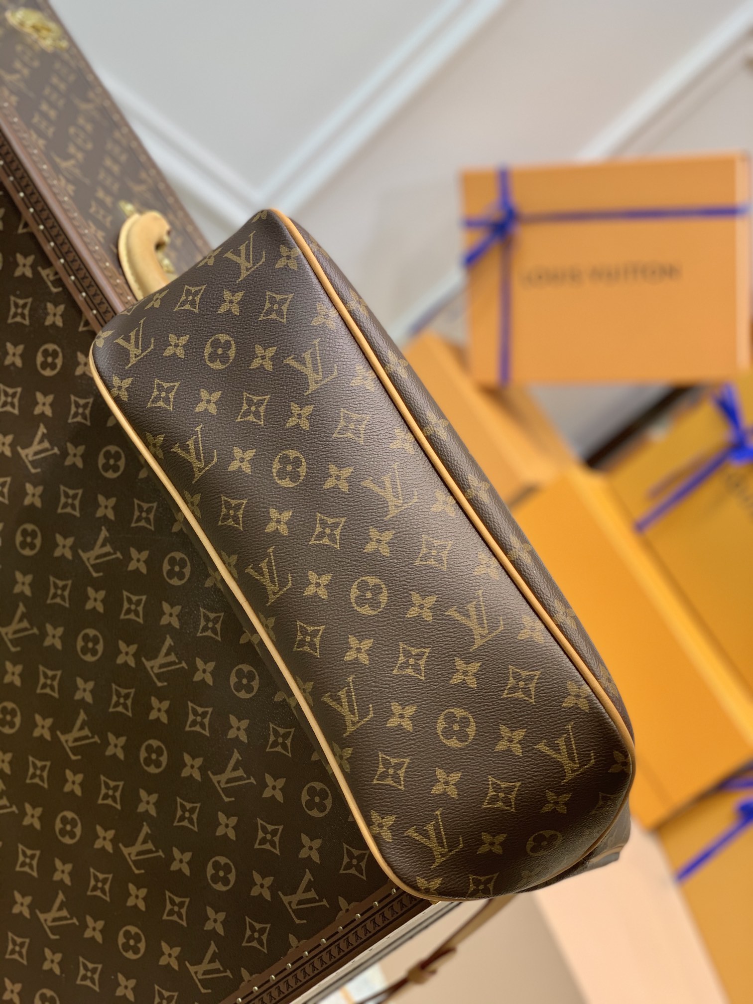Louis Vuitton LV Delightful中古版购物袋 M50156