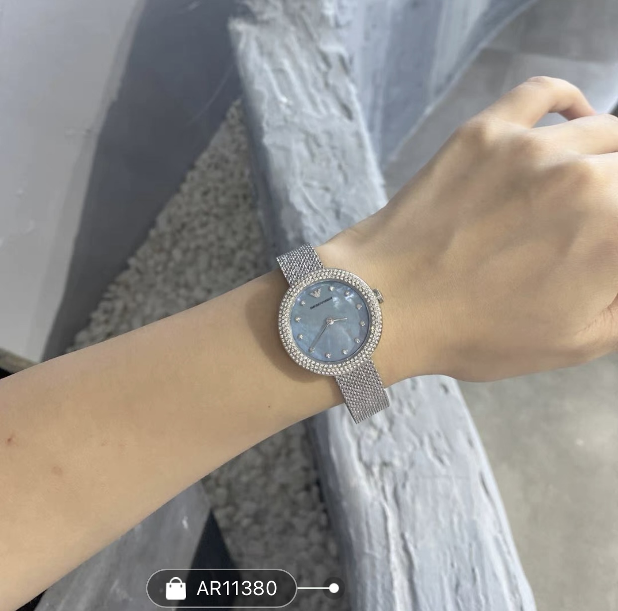 Reloj original Armani para mujer Modelo: ar11380 Caja: acero inoxidable Espejo del reloj: vidrio reforzado con minerale…