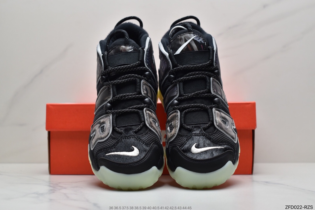 270 皮蓬篮球鞋Air More Uptempo皮蓬大AIR黑绿浮世绘夜光DM6213-045