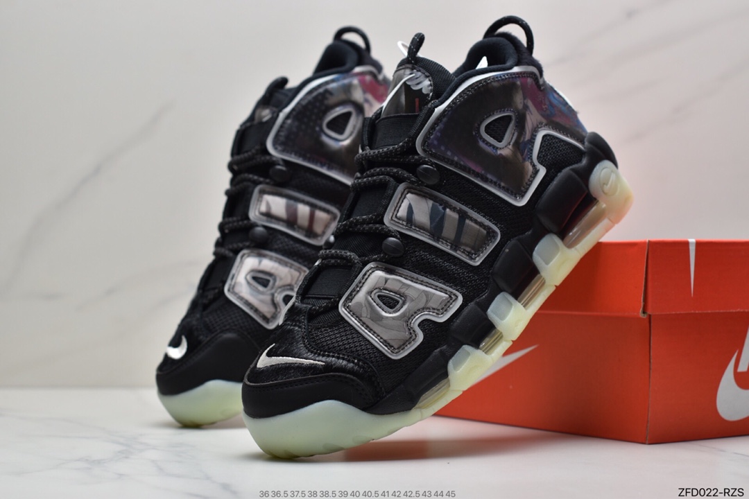 270 皮蓬篮球鞋Air More Uptempo皮蓬大AIR黑绿浮世绘夜光DM6213-045