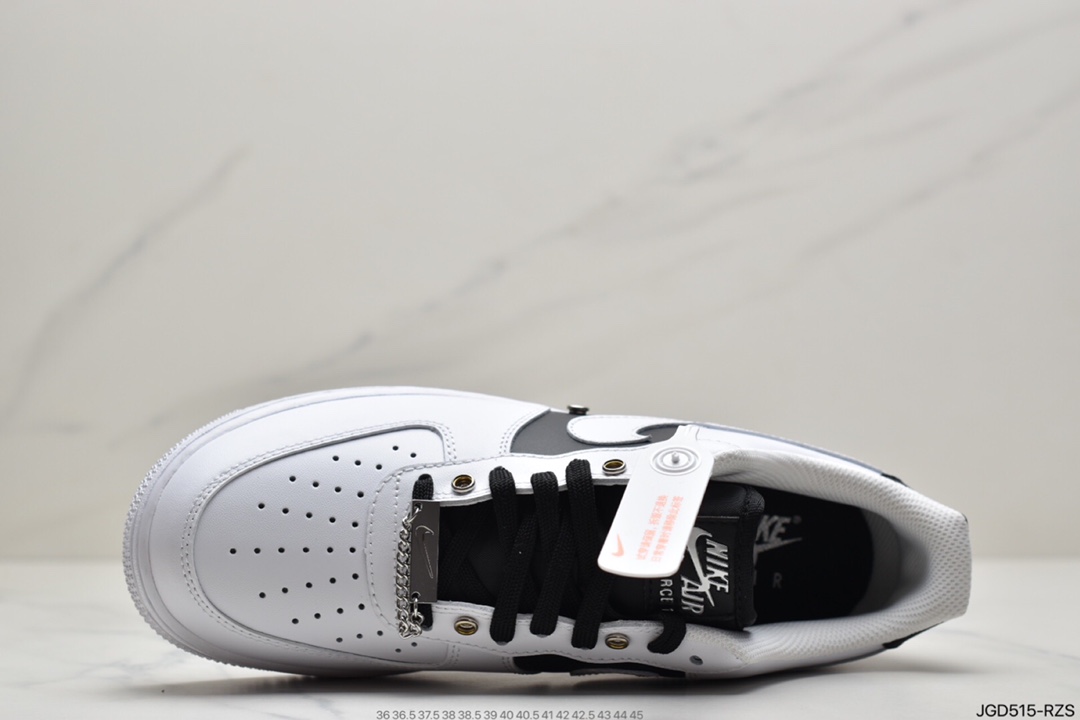 180 耐克Nike Air Force 1 ’07 PRM 黑白拉链 DA8571-100