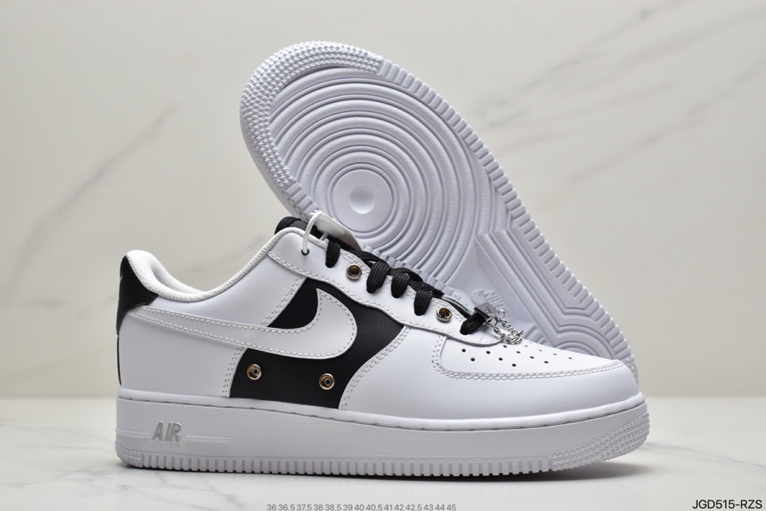 180 耐克Nike Air Force 1 ’07 PRM 黑白拉链 DA8571-100