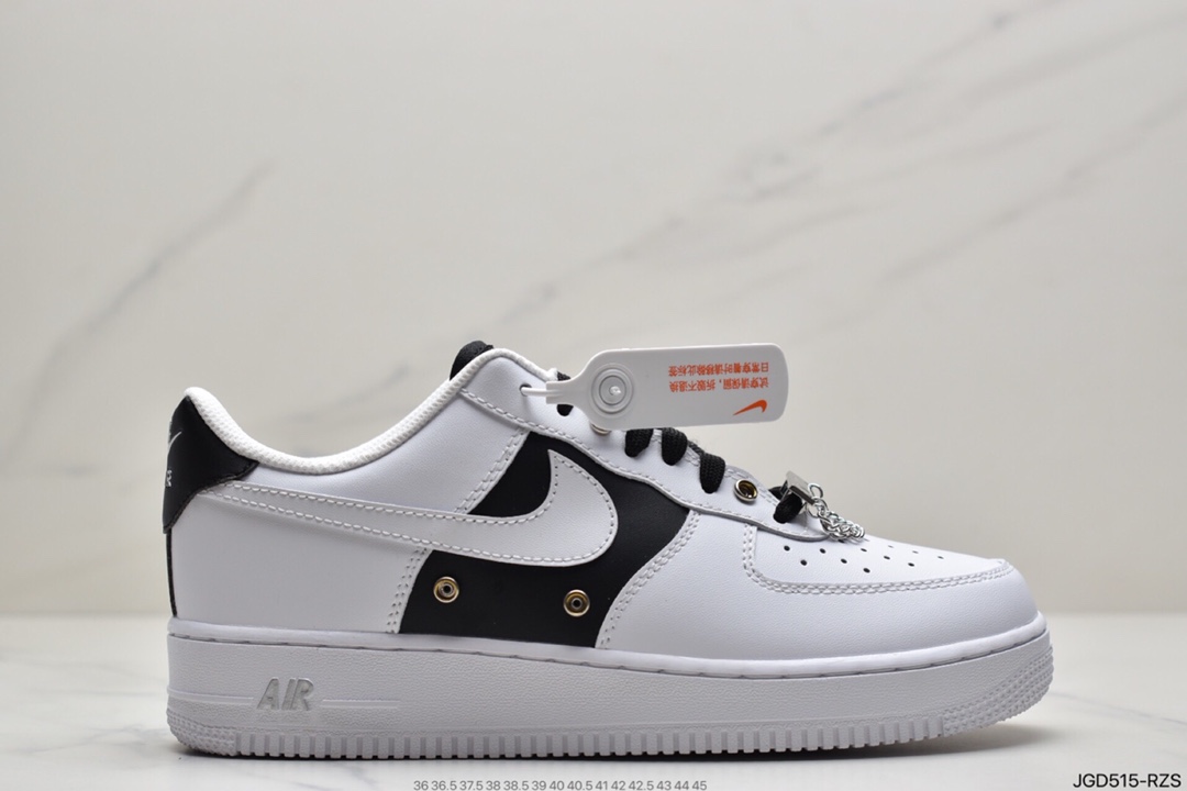 180 耐克Nike Air Force 1 ’07 PRM 黑白拉链 DA8571-100