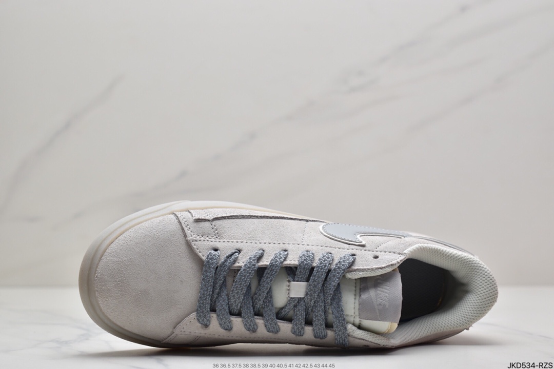 160 Nike Blazer Low x Reigning Champ 2.0灰麂皮打造 371761-900