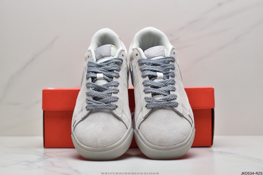 160 Nike Blazer Low x Reigning Champ 2.0灰麂皮打造 371761-900