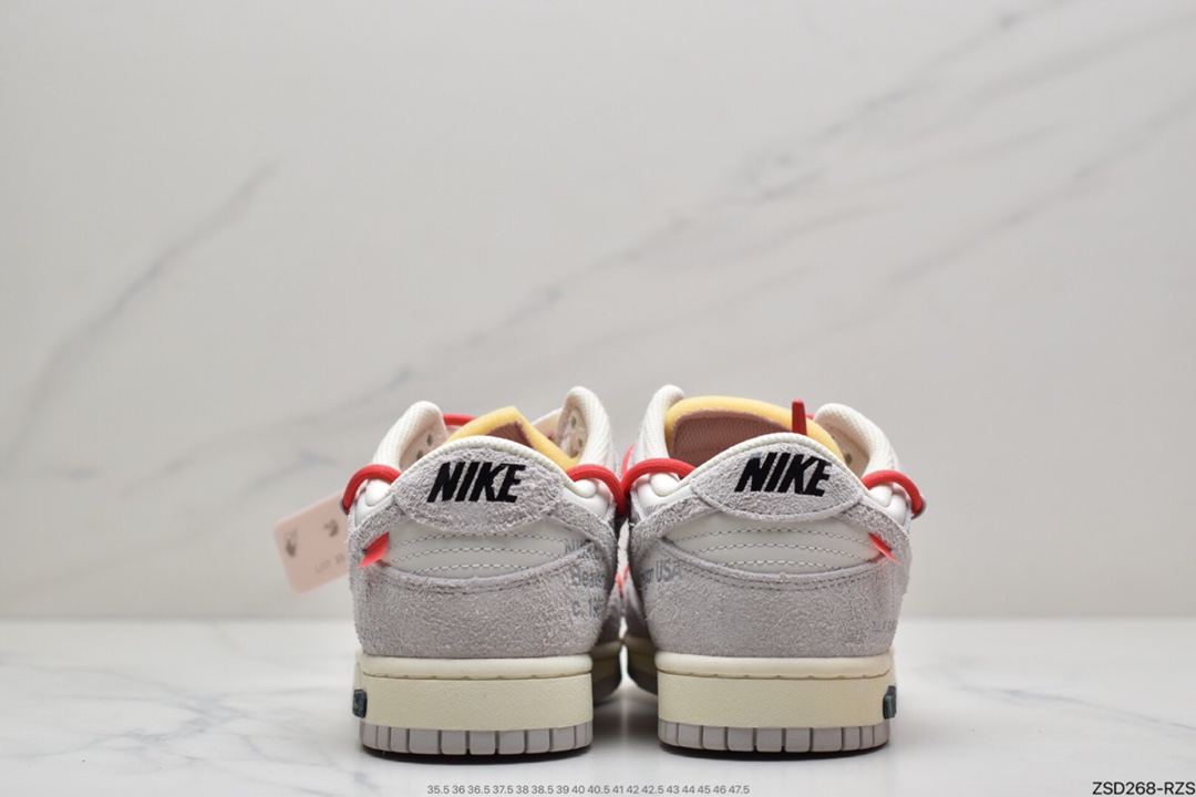 320 Off-White x Nike SB Dunk Low ”The 50”OW“灰白绿” DJ0950-100