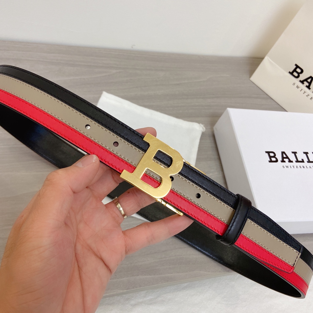 BALLY巴利专柜同步3.5cm男士
