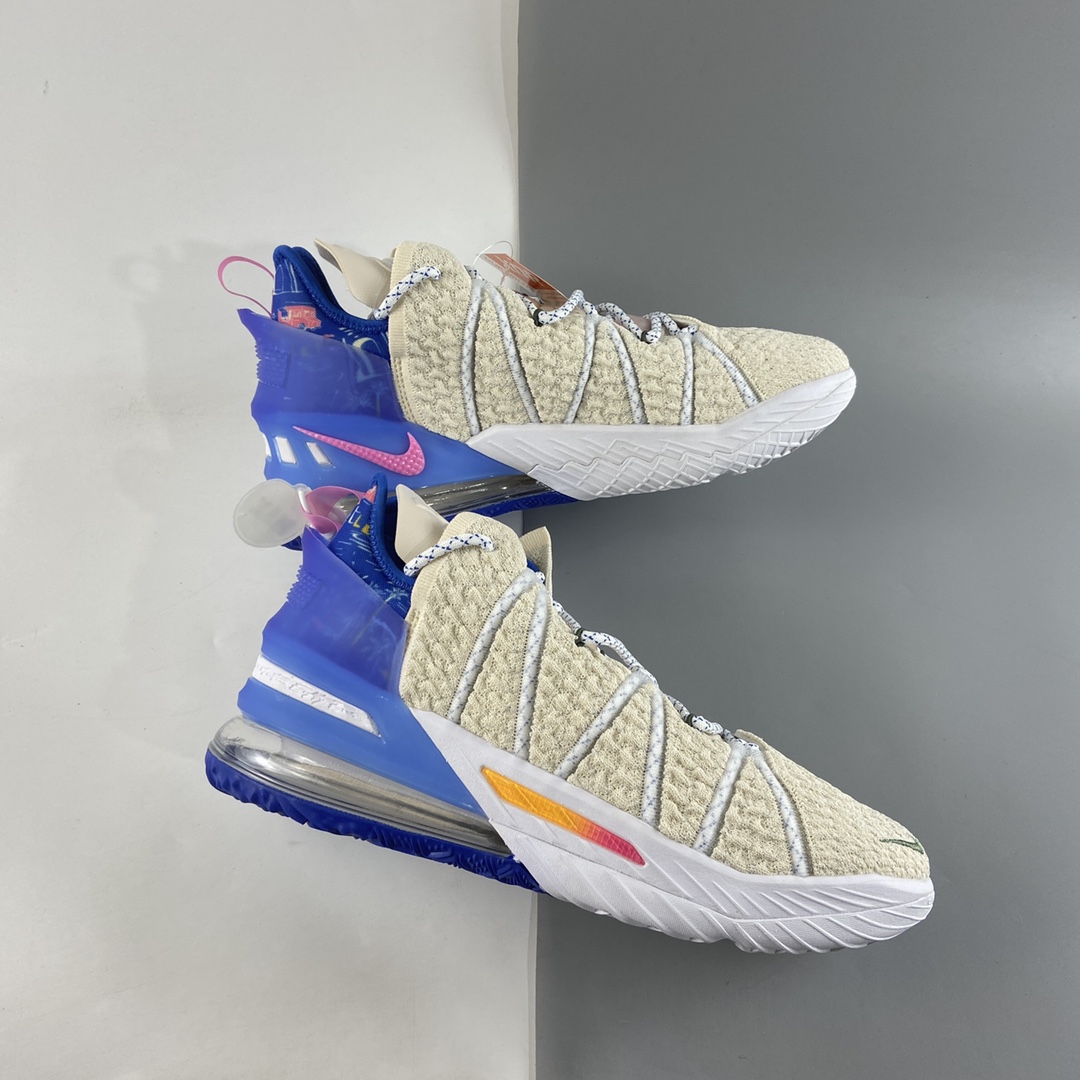 P320  灭世版 NIKE LeBron XVIII EP  ”Los Angeles” 詹姆斯18代签名鞋签名鞋 DB8148-200