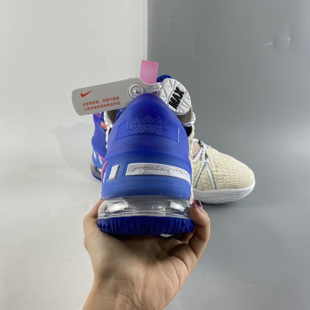 P320  灭世版 NIKE LeBron XVIII EP  ”Los Angeles” 詹姆斯18代签名鞋签名鞋 DB8148-200