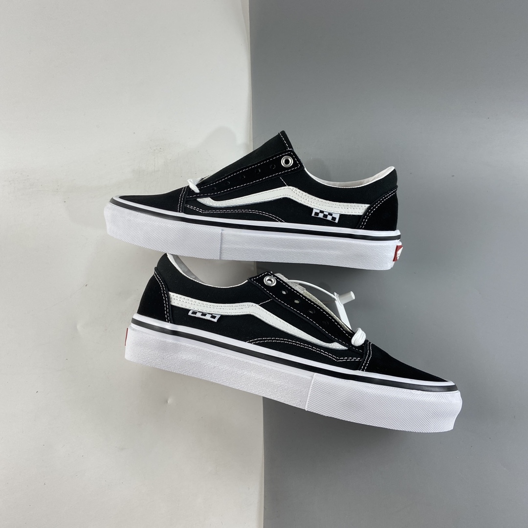 P150  Vans  Skate  Classics  Old  Skool 黑白经典滑板鞋 VN0A5FCBY28