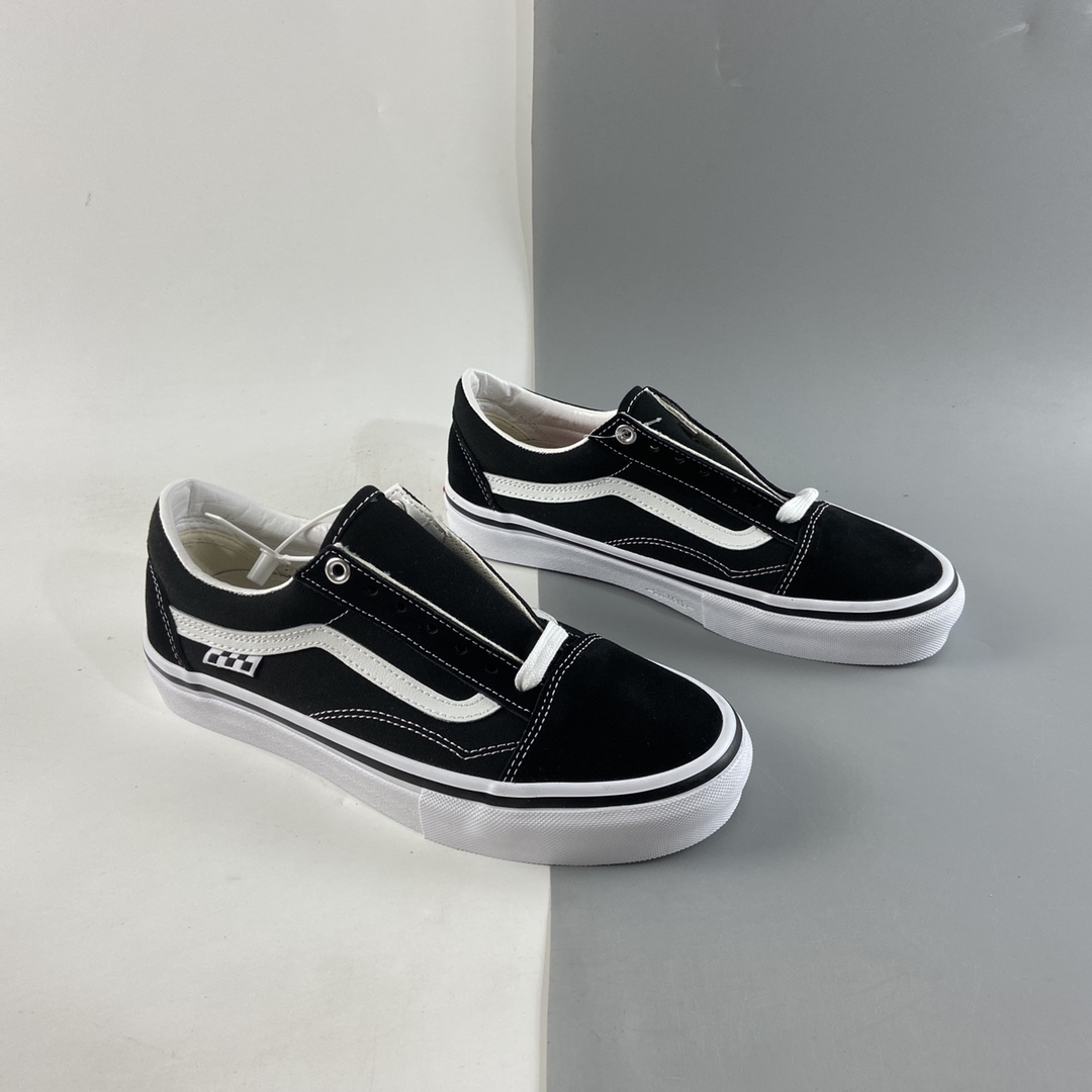 P150  Vans  Skate  Classics  Old  Skool 黑白经典滑板鞋 VN0A5FCBY28