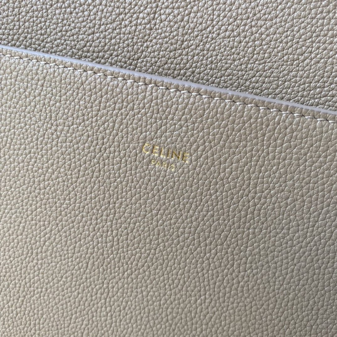 CELINE Sangle 桶包 - 編み込み帆布肩ベルト付きの実用的でスタイリッシュなバッグ