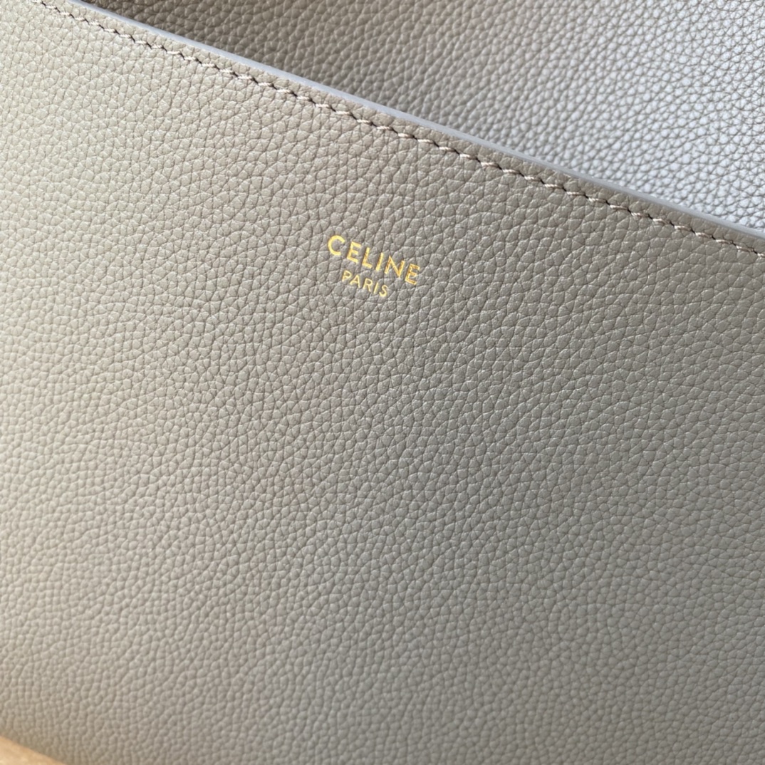 CELINE Sangle 桶包 - 編み込み帆布の広肩ストラップでスタイリッシュに